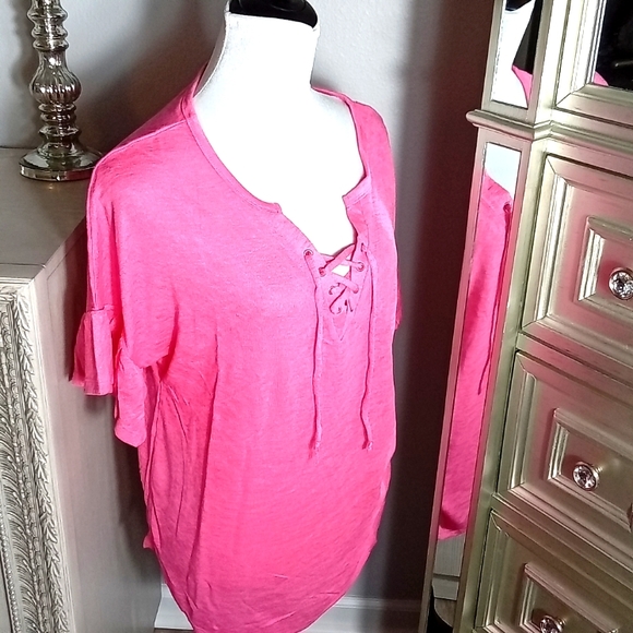 COPY - 💞New Pink Lane Bryant Tee💞 - Picture 2 of 4